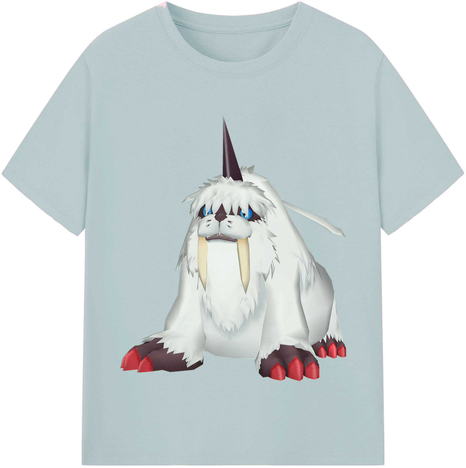 （画像用） Digimon デジタルモンスター/デジモン 綿100％半袖Tシャツ（フロントプリント）